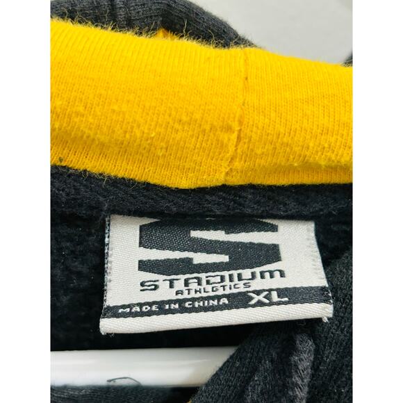 University of Iowa Hawkeyes Women's XL Hoodie Stadium Athletics Black Yellow - Picture 2 of 4